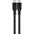 DC18BL24TR-CC кабель зарядный uBear Trend Cable USB-C/USB-C 2.4м, 140W, цвет черный